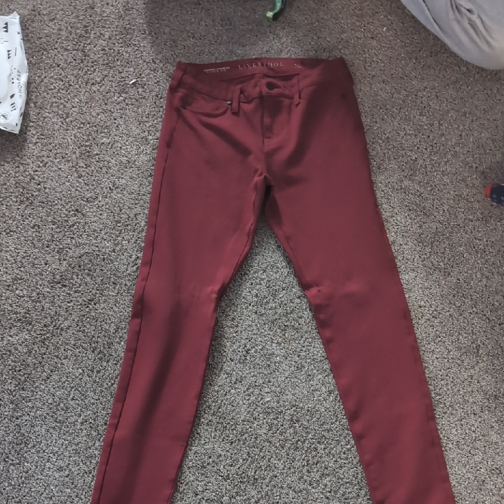 Liverpool Women's Red Jeans